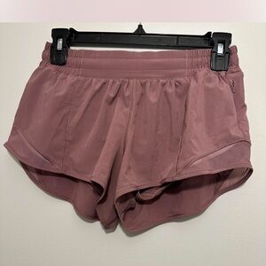 Women's Lululemon Mauve Running Shorts